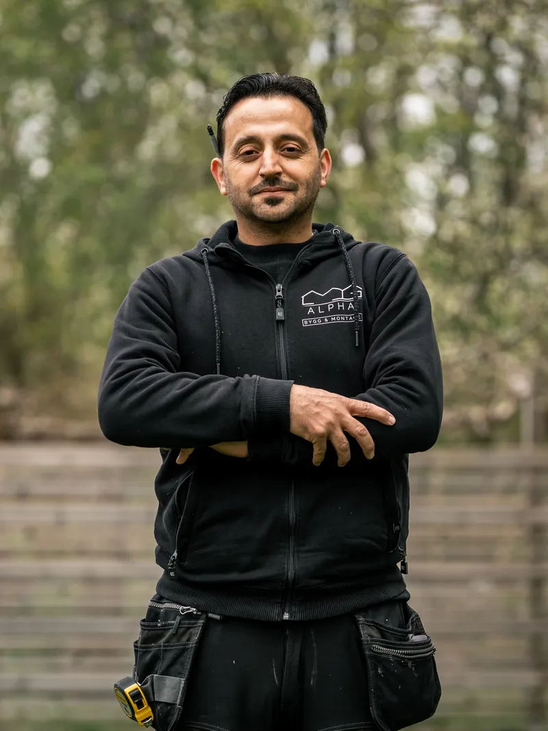 Fönstermontör på MG Alpha